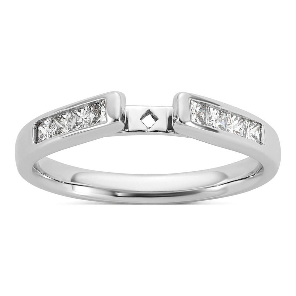 14K White Gold Diamond Engagement Engagement Ring Semi-Mount