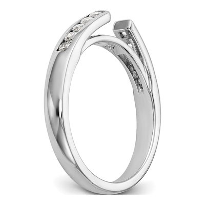 14K White Gold Lab-Grown Diamond Engagement Ring Semi-Mount – view 7
