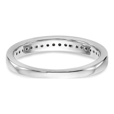 14K White Gold 1/5 ct tw Diamond Channel-Set Wedding Band – view 5