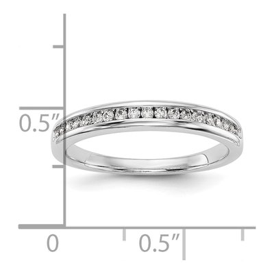 14K White Gold 0.19 ct tw Lab-Grown Diamond Wedding Band – view 8