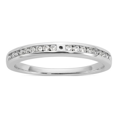 14K White Gold Diamond Engagement Engagement Ring Semi-Mount