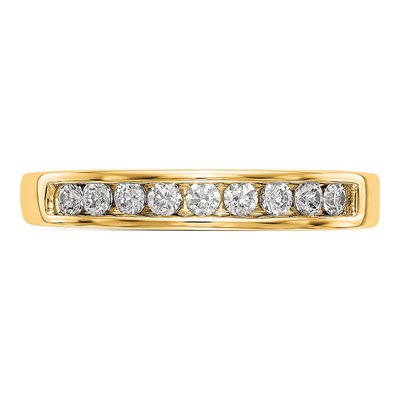 14K Yellow Gold 0.27 ct tw Diamond Wedding Band – view 4