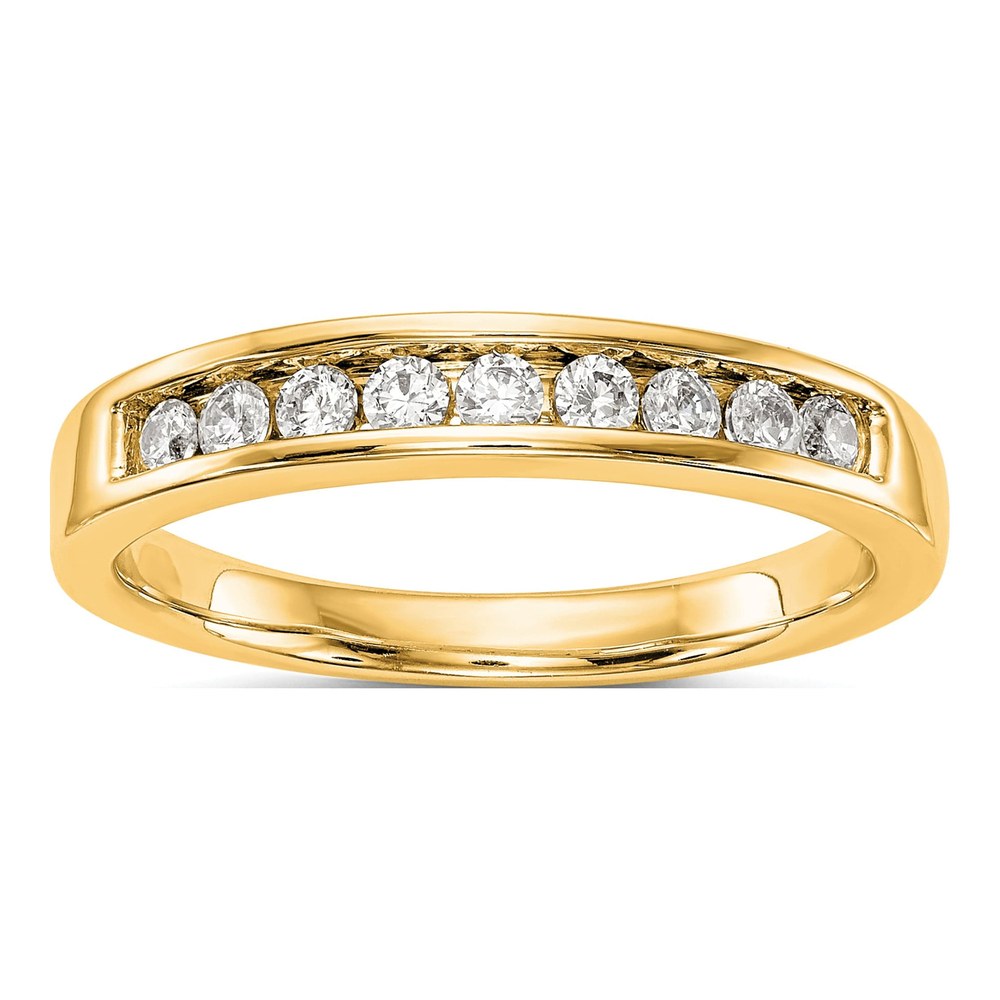14K Yellow Gold 0.27 ct tw Diamond Wedding Band
