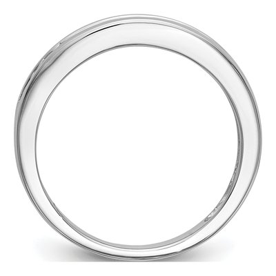 14K White Gold 1/3 ct tw Diamond Channel-Set Wedding Band – view 3