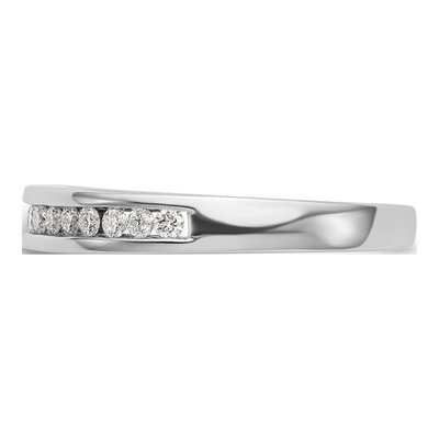 14K White Gold 1/3 ct tw Diamond Channel-Set Wedding Band – view 4