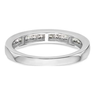 14K White Gold 1/3 ct tw Diamond Channel-Set Wedding Band – view 6