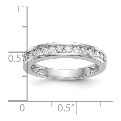 14K White Gold 1/2 ct tw Lab-Grown Diamond Wedding Band – view 3