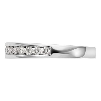 14K White Gold 1/2 ct tw Lab-Grown Diamond Wedding Band – view 4