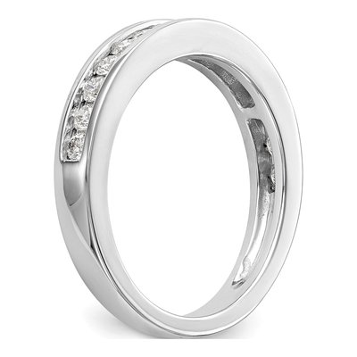 14K White Gold 1/2 ct tw Diamond Channel-Set Wedding Band – view 6