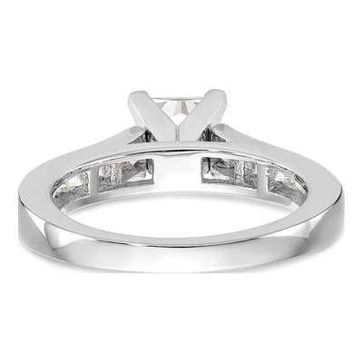 14K White Gold Diamond Engagement Engagement Ring Semi-Mount – view 5