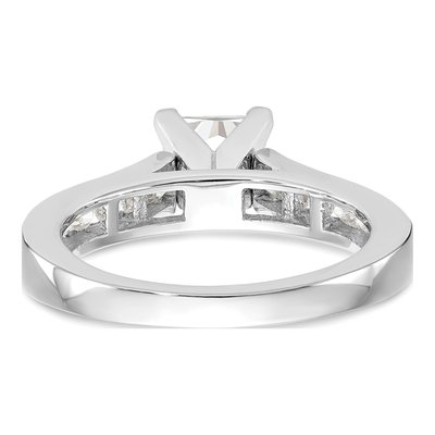 14K White Gold Diamond Engagement Engagement Ring Semi-Mount – view 5