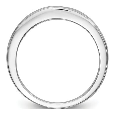 14K White Gold 1/3 ct tw Diamond Wedding Band – view 2