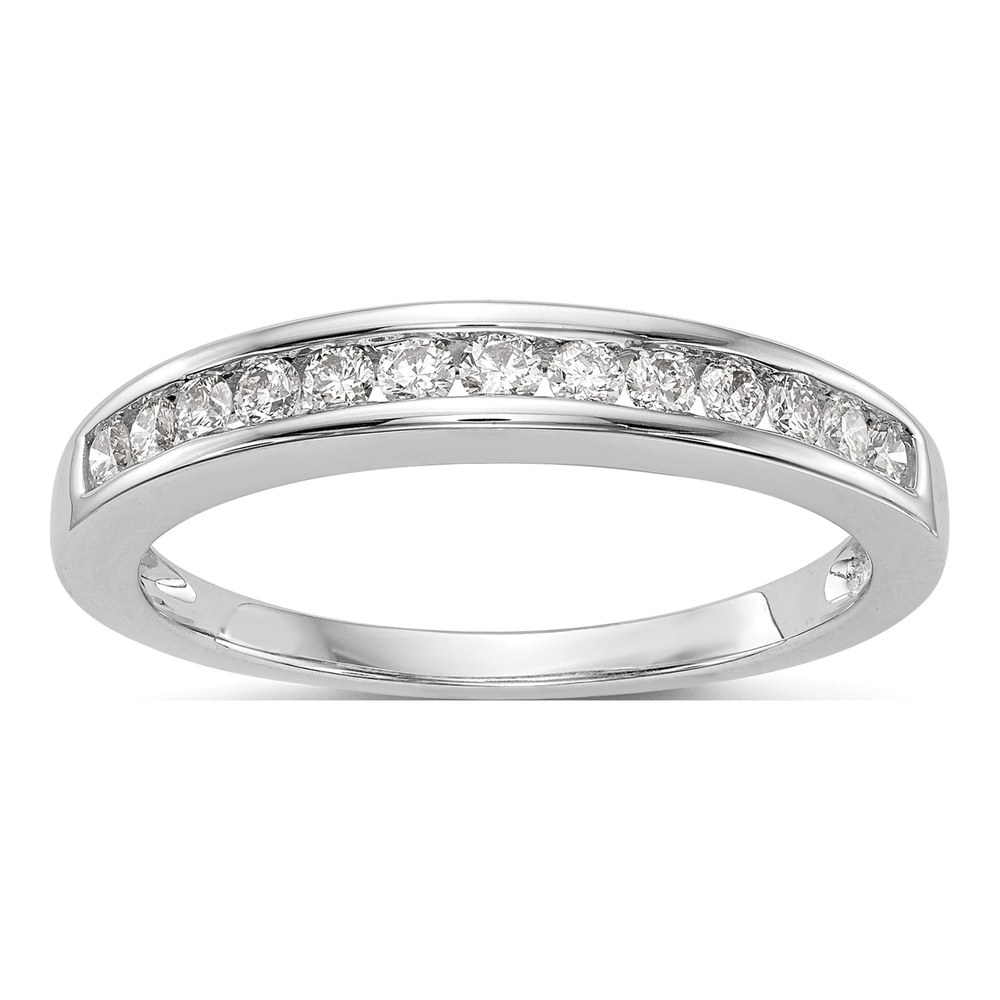 14K White Gold 1/3 ct tw Diamond Wedding Band