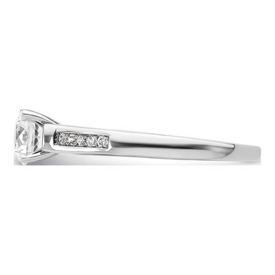 14K White Gold Diamond Engagement Engagement Ring Semi-Mount – view 4