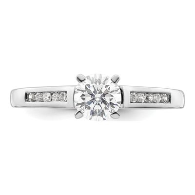 14K White Gold Diamond Engagement Engagement Ring Semi-Mount – view 5