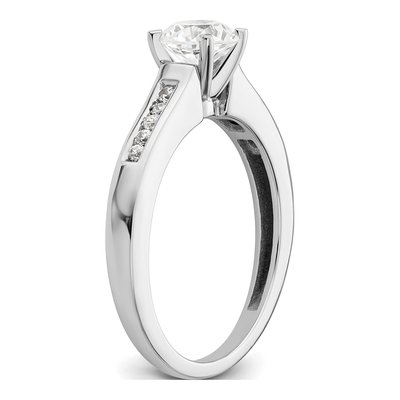 14K White Gold Diamond Engagement Engagement Ring Semi-Mount – view 7