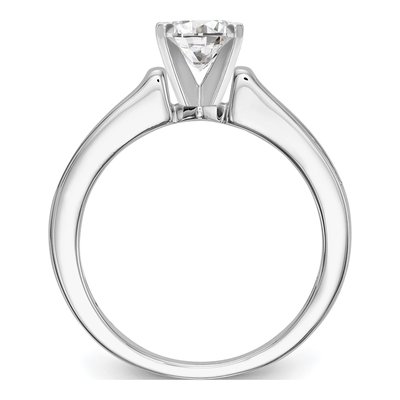 14K White Gold Diamond Engagement Engagement Ring Semi-Mount – view 2