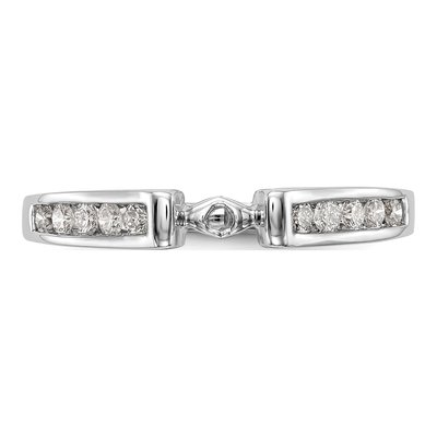 14K White Gold Diamond Engagement Engagement Ring Semi-Mount – view 4