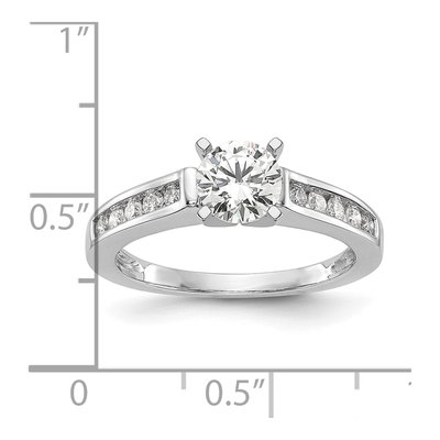14K White Gold Diamond Engagement Engagement Ring Semi-Mount – view 8