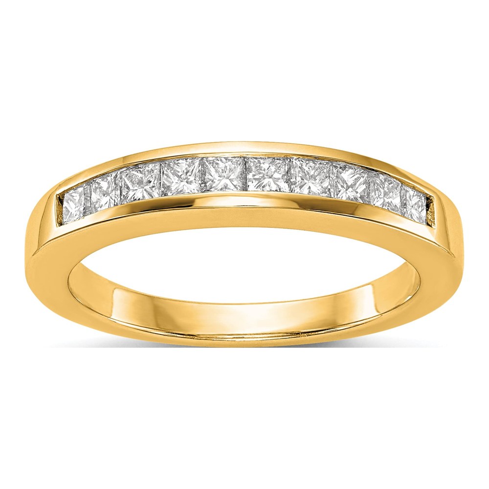 14K Yellow Gold 0.47 ct tw Diamond Wedding Band