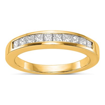 14K Yellow Gold 0.47 ct tw Diamond Wedding Band