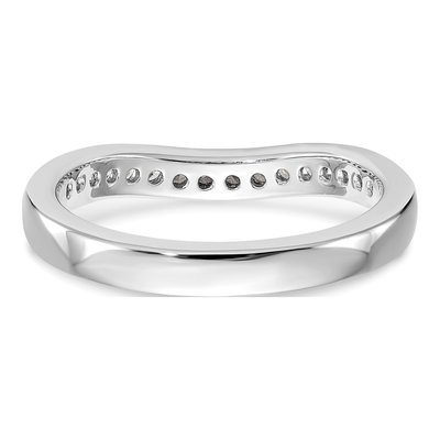 14K White Gold 1/3 ct tw Diamond Channel-Set Wedding Band – view 5