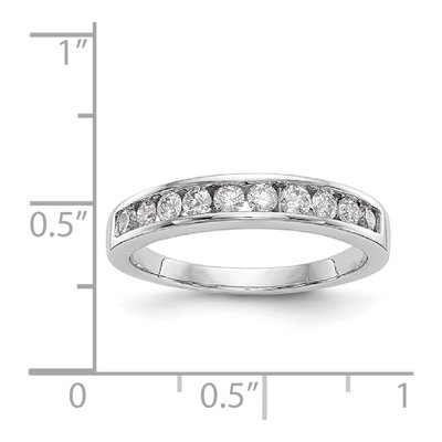 14K White Gold 1/2 ct tw Diamond Wedding Engagement Ring – view 7