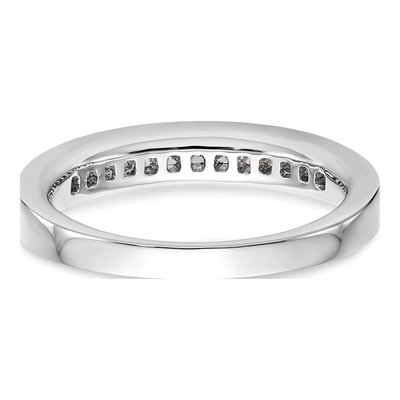 14K White Gold 1/2 ct tw Diamond Channel-Set Princess Wedding Ring – view 5