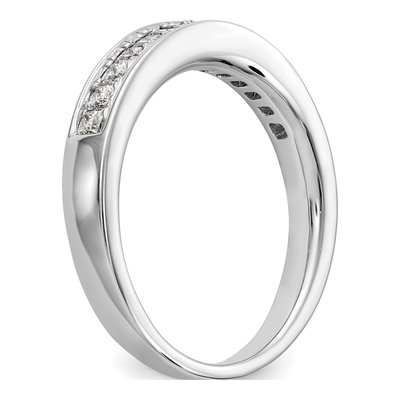 14K White Gold 1/2 ct tw Diamond Channel-Set Princess Wedding Ring – view 6