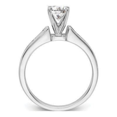 14K White Gold Diamond Engagement Engagement Ring Semi-Mount – view 2