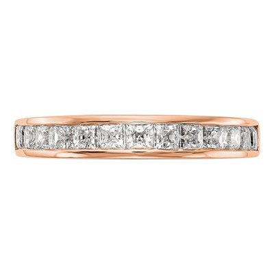 14K Rose Gold 0.82 ct tw Diamond Wedding Band – view 5