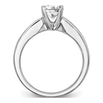 14K White Gold Diamond Engagement Ring Semi-Mount – view 3