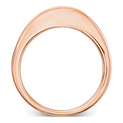 14K Rose Gold 1.15 ct tw Diamond Wedding Band – view 2