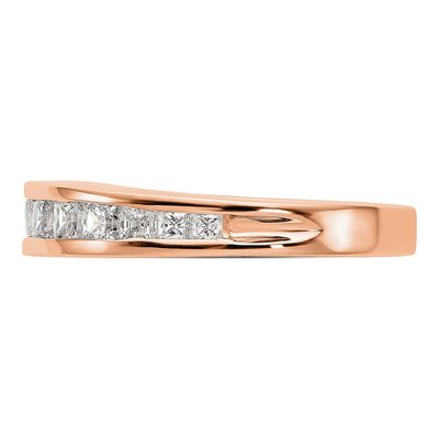 14K Rose Gold 1.15 ct tw Diamond Wedding Band – view 4