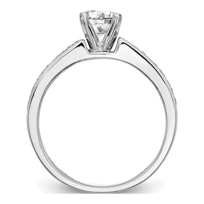 14K White Gold Diamond Engagement Engagement Ring Semi-Mount – view 2