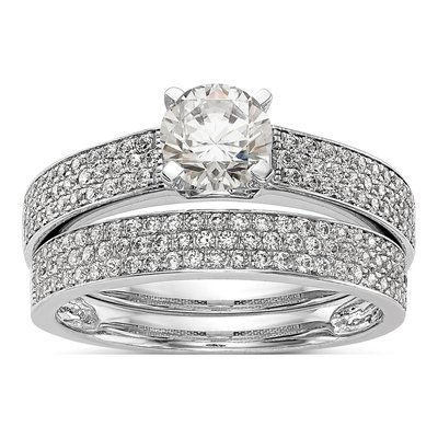 14K White Gold Diamond Engagement Engagement Ring Semi-Mount – view 7