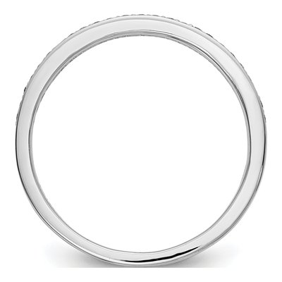 14K White Gold 1/8 ct tw Lab-Grown Diamond Wedding Band – view 3