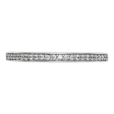 14K White Gold 1/8 ct tw Lab-Grown Diamond Wedding Band – view 5