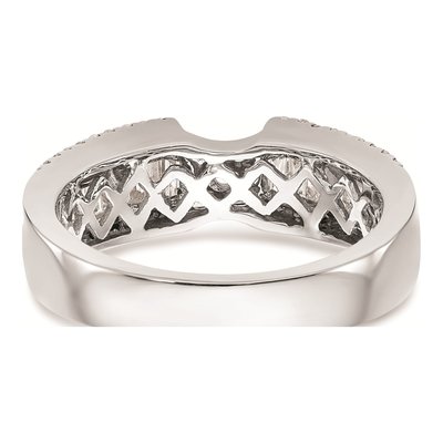 14K White Gold Diamond Engagement Ring Mounting – view 5