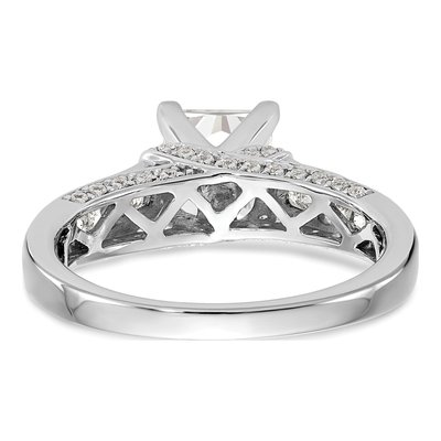14K White Gold Diamond Engagement Engagement Ring Semi-Mount – view 6