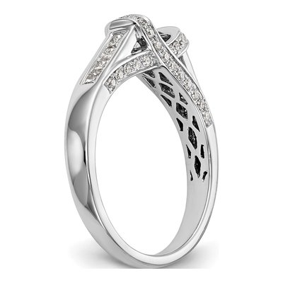 14K White Gold Diamond Engagement Engagement Ring Semi-Mount – view 7