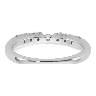14K White Gold Diamond Peg Engagement Engagement Ring Semi-Mount – view 6