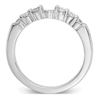 14K White Gold Diamond Engagement Engagement Ring Semi-Mount – view 2