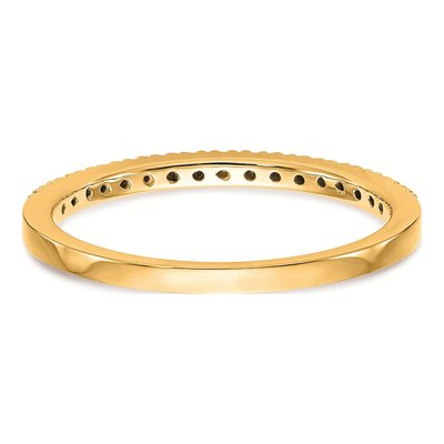 10K Yellow Gold 1/10 ct tw Diamond Wedding Band – view 5
