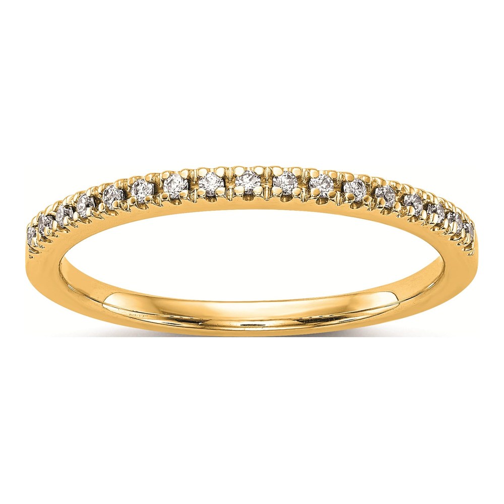 10K Yellow Gold Diamond Wedding Band Ring