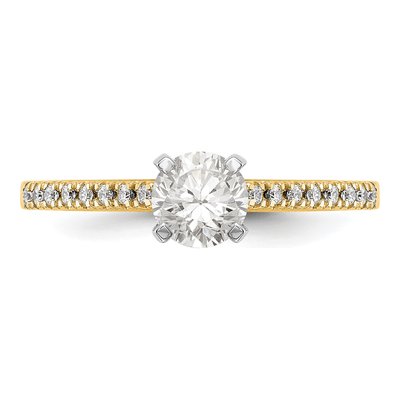 14K Yellow Gold Diamond Engagement Engagement Ring Semi-Mount – view 5