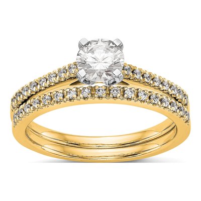 14K Yellow Gold Diamond Engagement Engagement Ring Semi-Mount – view 8