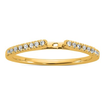 14K Yellow Gold Diamond Engagement Engagement Ring Semi-Mount