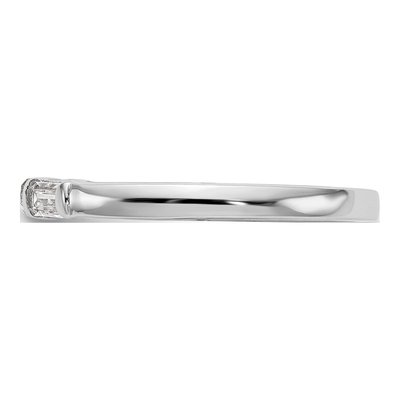 14K White Gold 1/3 ct tw Diamond Baguette Wedding Band – view 4