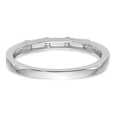 14K White Gold 1/3 ct tw Diamond Baguette Wedding Band – view 6